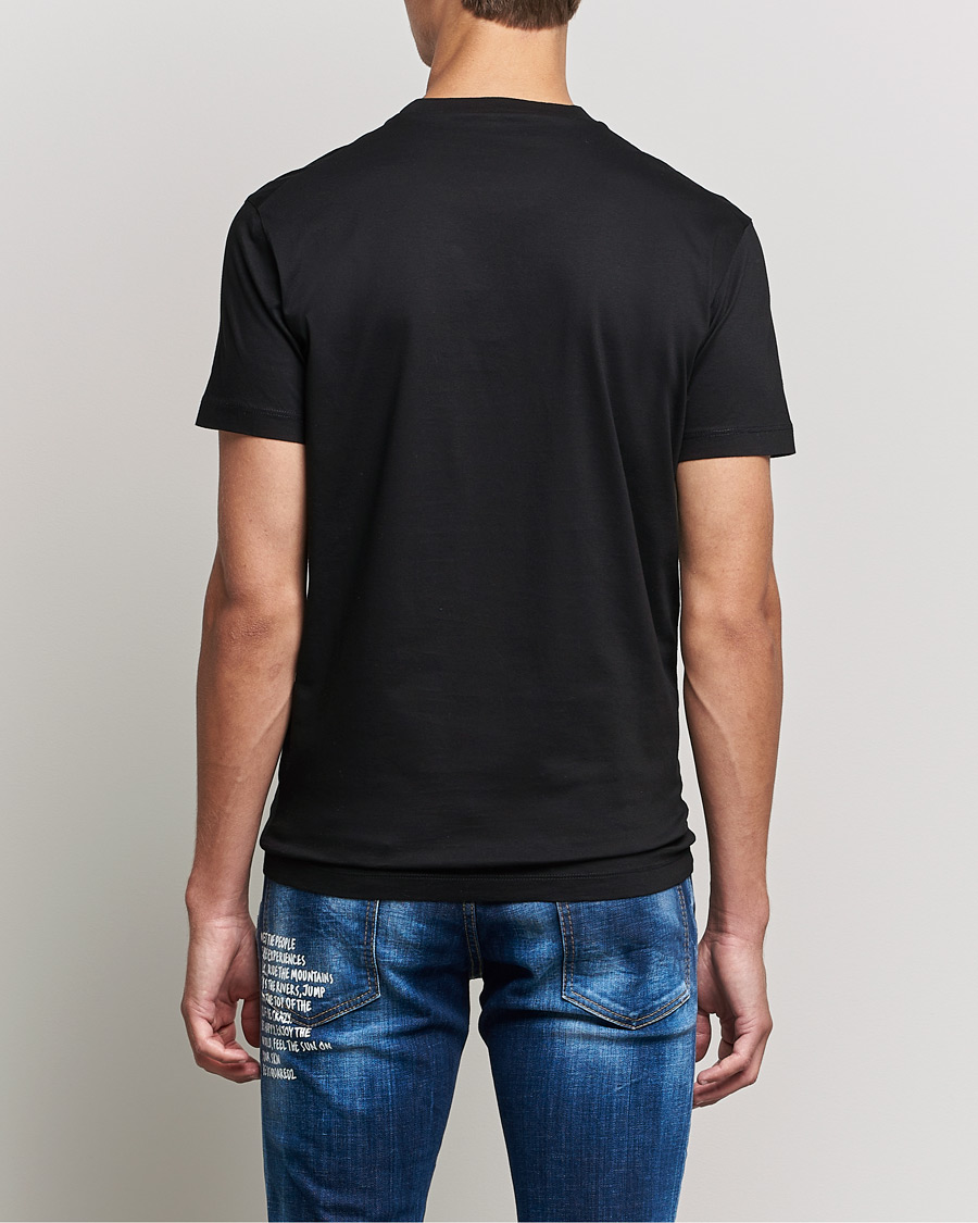 Men | T-Shirts | Dsquared2 | Icon Tonal Logo Tee Black