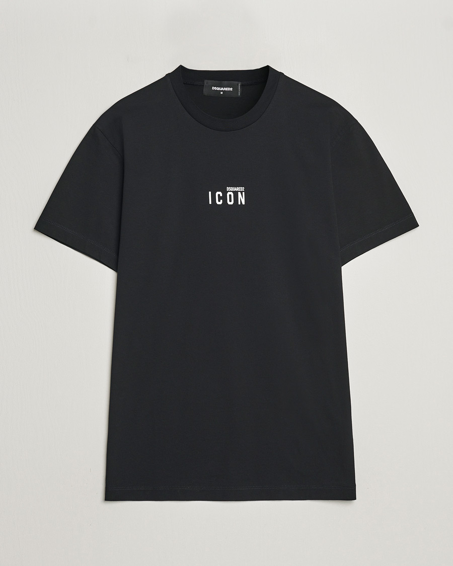 Men | T-Shirts | Dsquared2 | Icon Small Logo Crew Neck T-Shirt Black