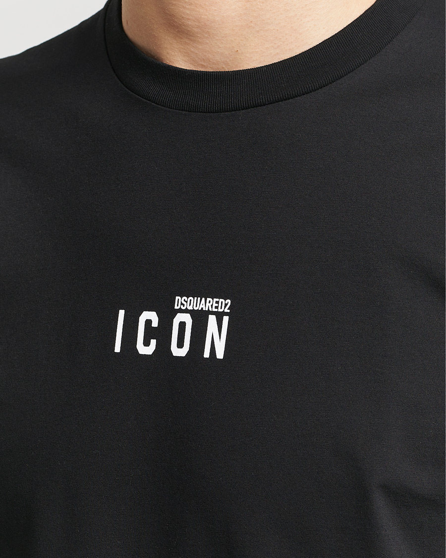 Men | T-Shirts | Dsquared2 | Icon Small Logo Crew Neck T-Shirt Black