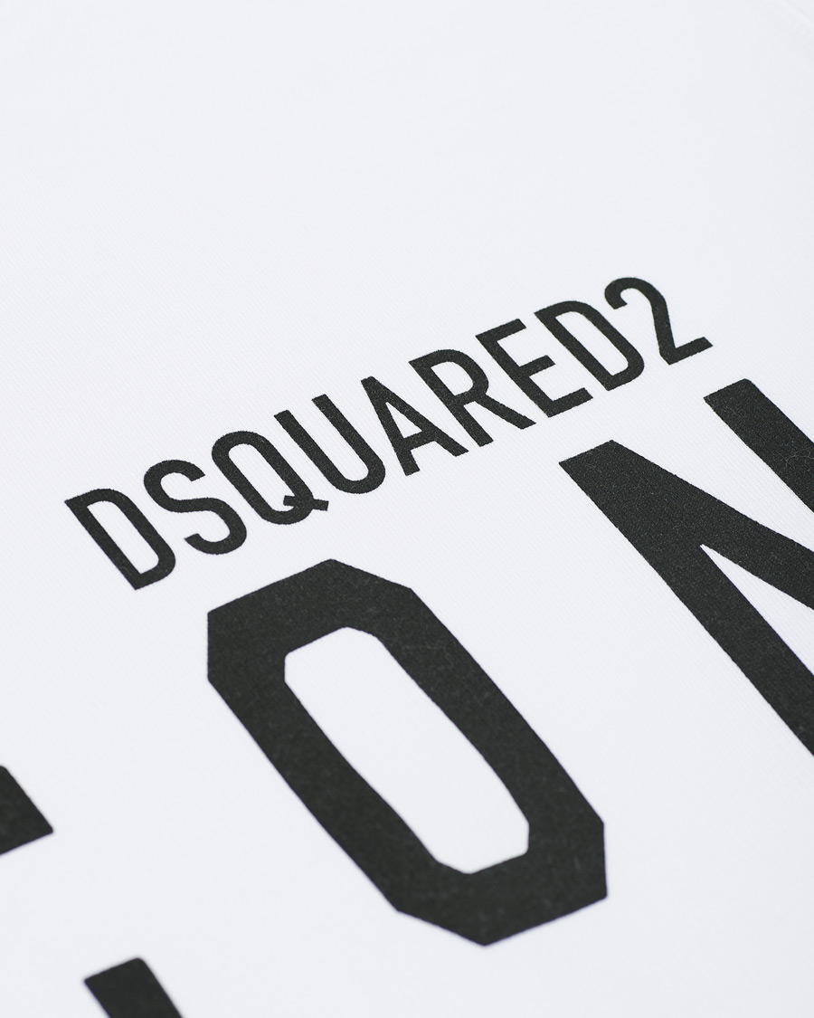 Men | Sweaters & Knitwear | Dsquared2 | Icon Logo Sweatshirt White