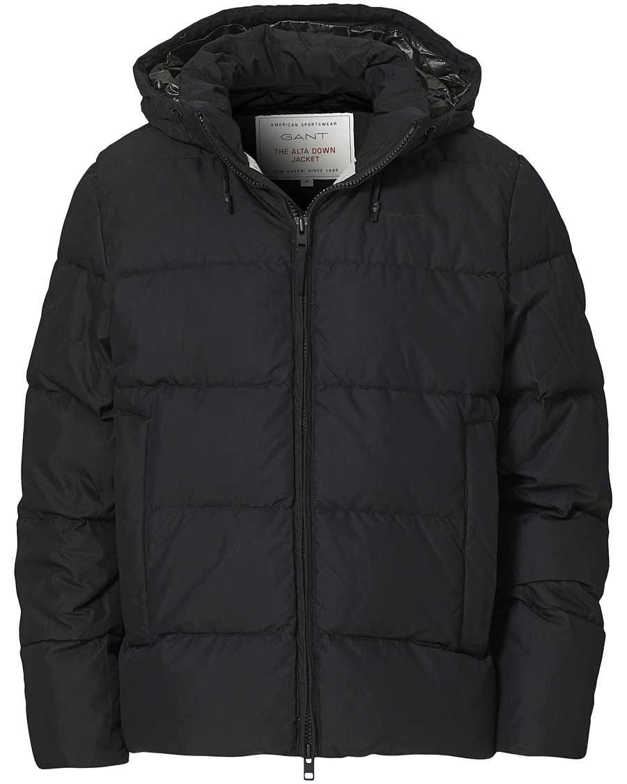 Men | Coats & Jackets | GANT | Alta Down Jacket Black