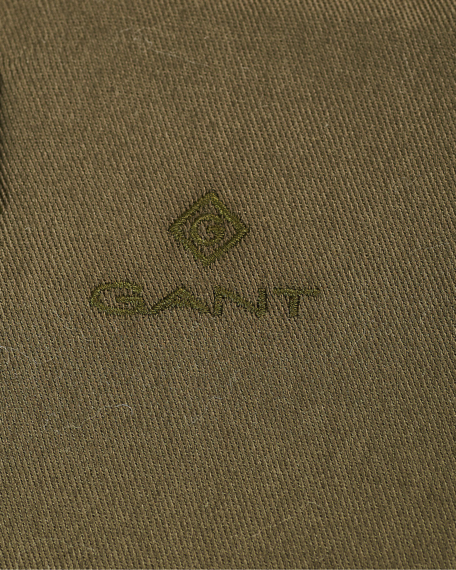 Men | Sweaters & Knitwear | GANT | Fleece Full Zip Jacket Cream