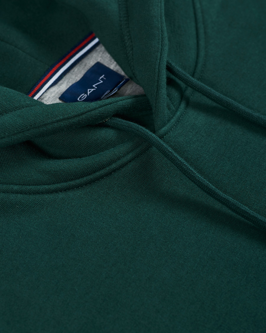 Men | Sweaters & Knitwear | GANT | Original Hoodie Tartan Green