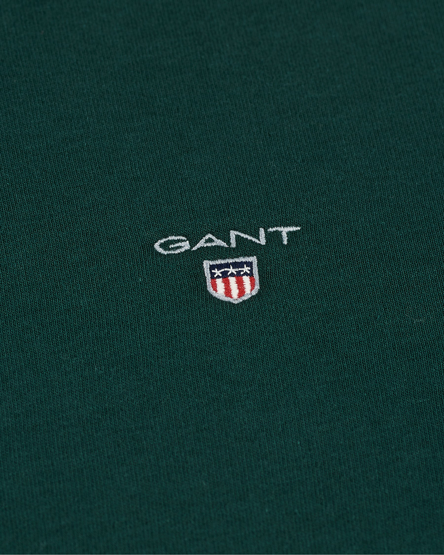 Men | Sweaters & Knitwear | GANT | Original Hoodie Tartan Green