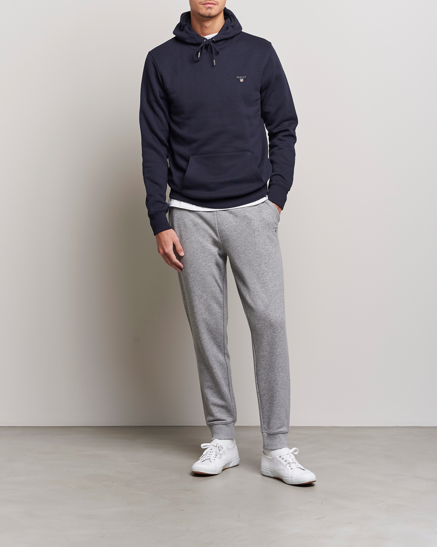 Men | Trousers | Gant | Original Sweatpants Grey Melange