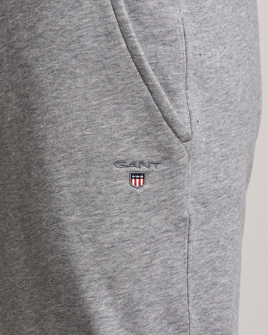 Men | Trousers | Gant | Original Sweatpants Grey Melange