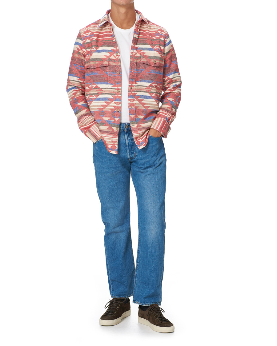 Men | Shirts | GANT | Regular Fit Geometric Jacquard Shirt Multi