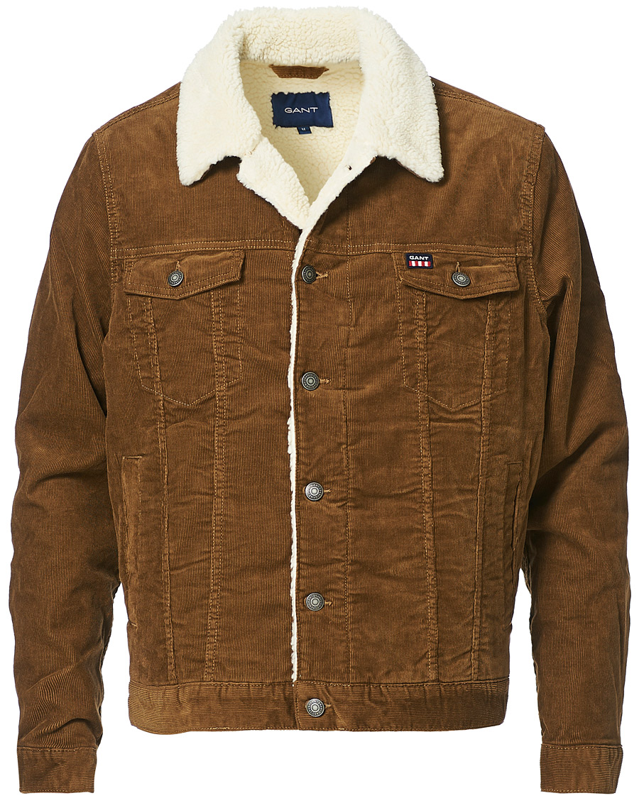 Men | Coats & Jackets | GANT | The Corduroy Jacket Butternut