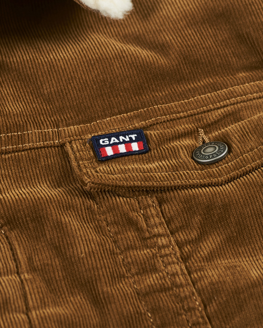 Men | Coats & Jackets | GANT | The Corduroy Jacket Butternut