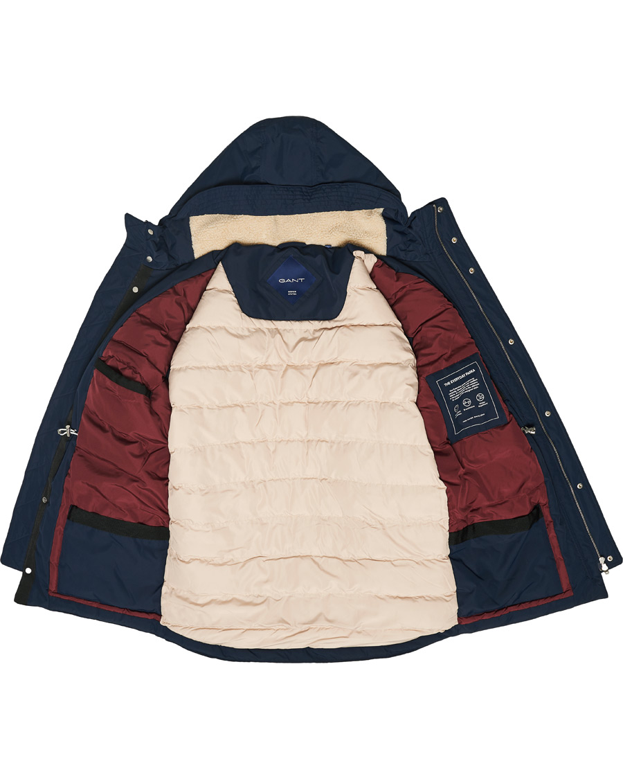 Men | Coats & Jackets | GANT | The Everyday Parka Marine