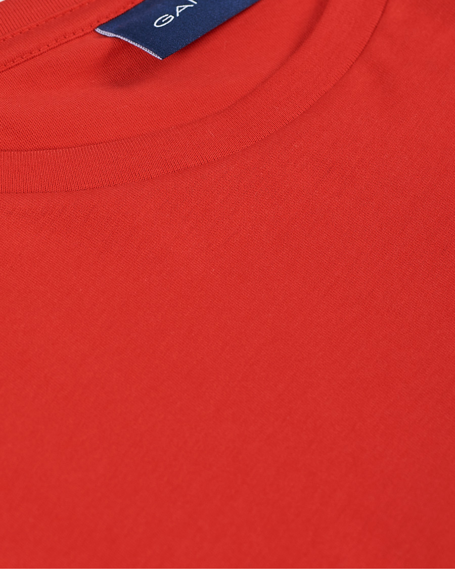 Men | T-Shirts | GANT | The Original Tee Bright Red