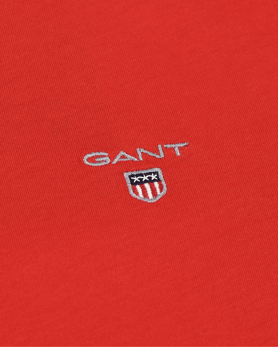 Men | T-Shirts | GANT | The Original Tee Bright Red