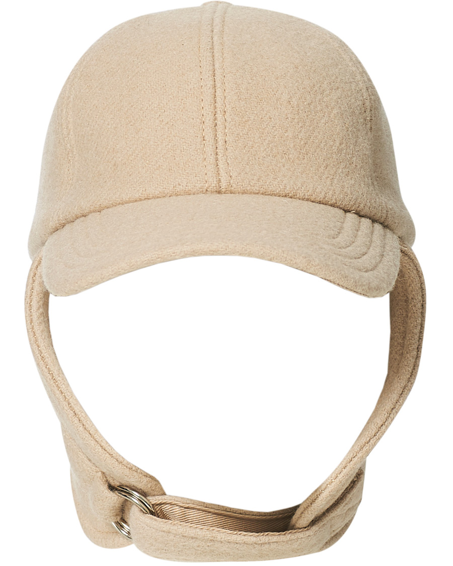 Men | AMI Ear Flap Cap Beige | AMI | Ear Flap Cap Beige