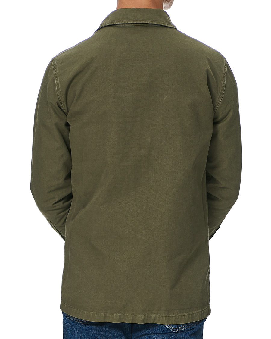 Men | Shirts | Aspesi | Hercules Cotton Overshirt Light Military