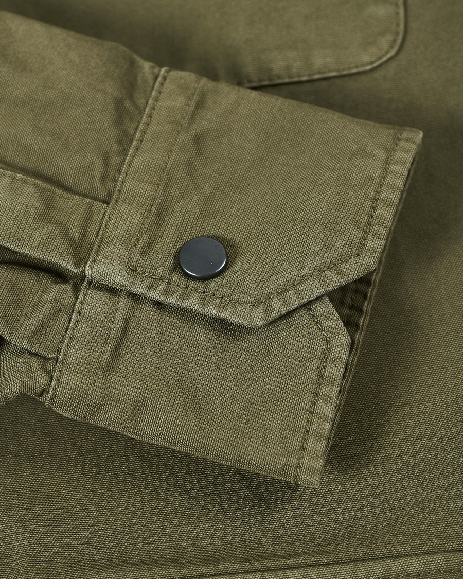 Men | Shirts | Aspesi | Hercules Cotton Overshirt Light Military