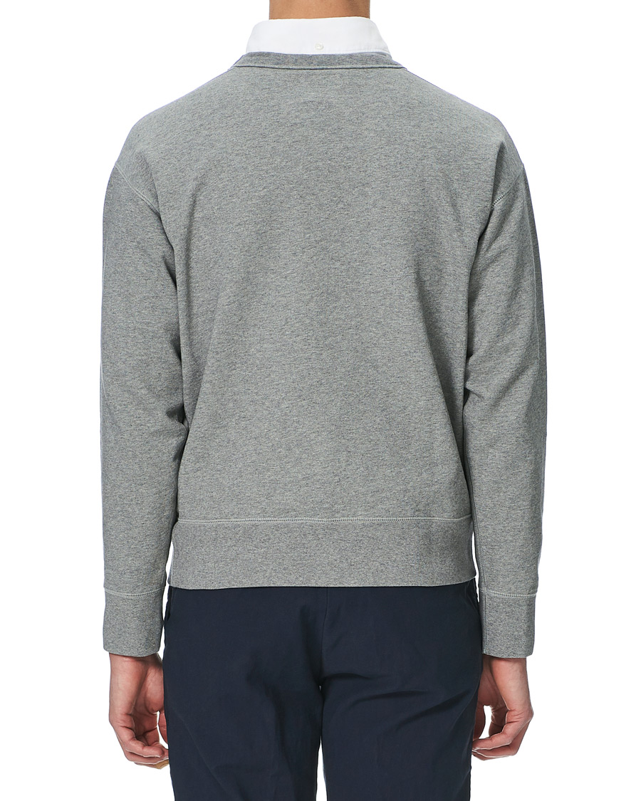 Men | Sweaters & Knitwear | Drake's | Sweatshirt Solid Grey Melange