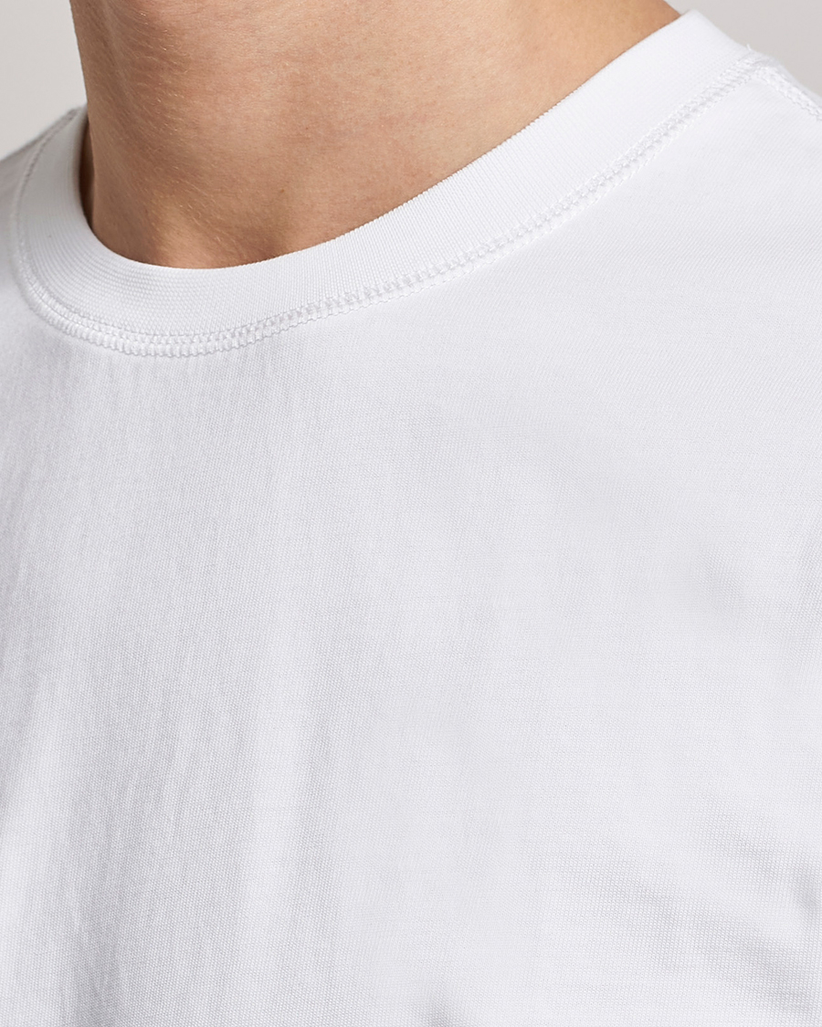 Men | T-Shirts | Drake's | Short Sleeve Hiking T-Shirt White