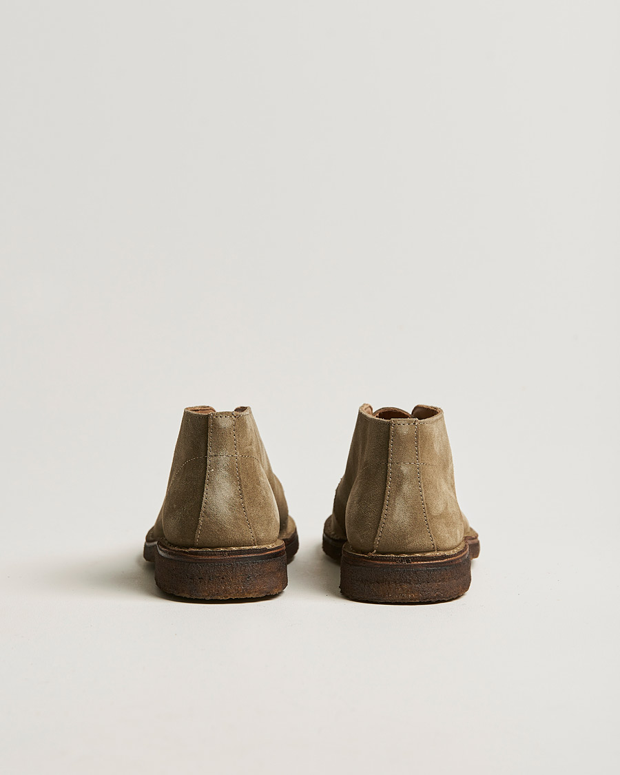 Men | Boots | Drake's | Crosby Moc-Toe Suede Chukka Boots Sand