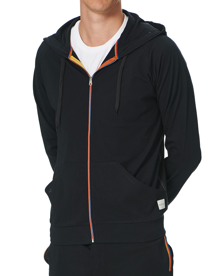 Men | Paul Smith Tape Zip Hoodie Black | Paul Smith | Tape Zip Hoodie Black