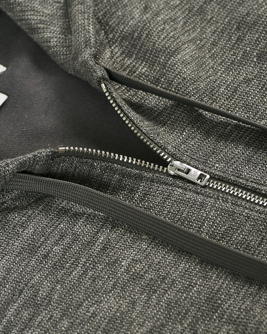 Men | Sweaters & Knitwear | Club Monaco | Zip Linen Hoodie Heather Grey