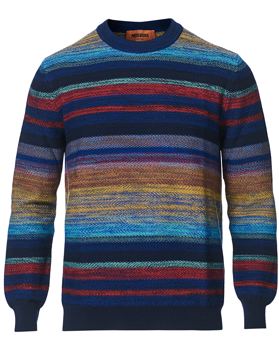 Men | Sweaters & Knitwear | Missoni | Striped Knitted Sweater Multicolor