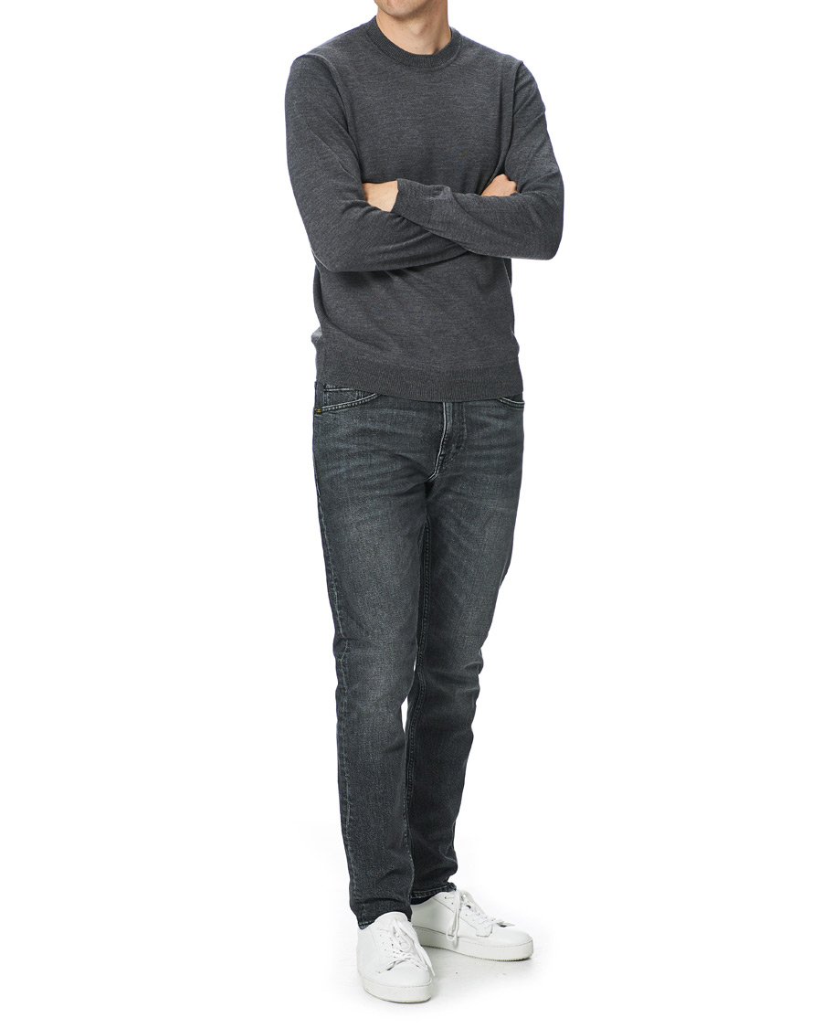 Men | Sweaters & Knitwear | NN07 | Ted Merino Crew Neck Pullover Antracite