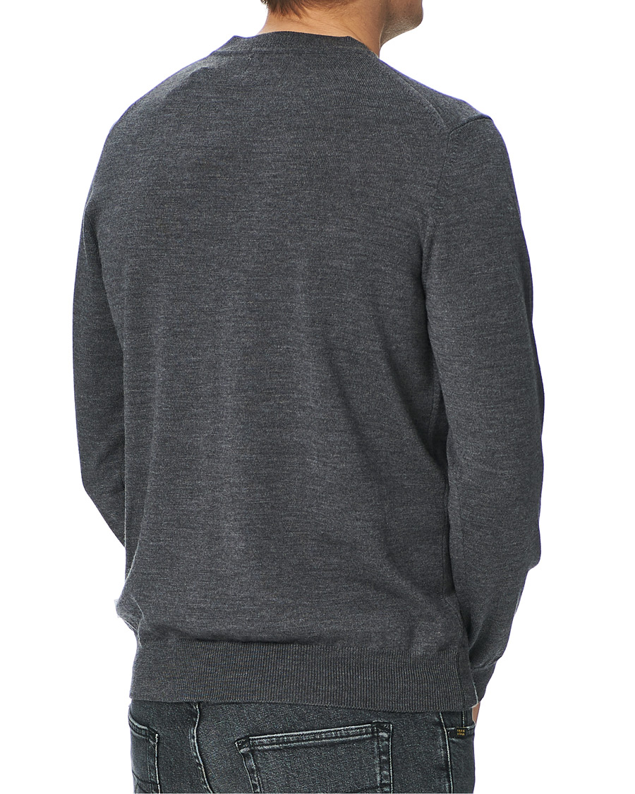 Men | Sweaters & Knitwear | NN07 | Ted Merino Crew Neck Pullover Antracite