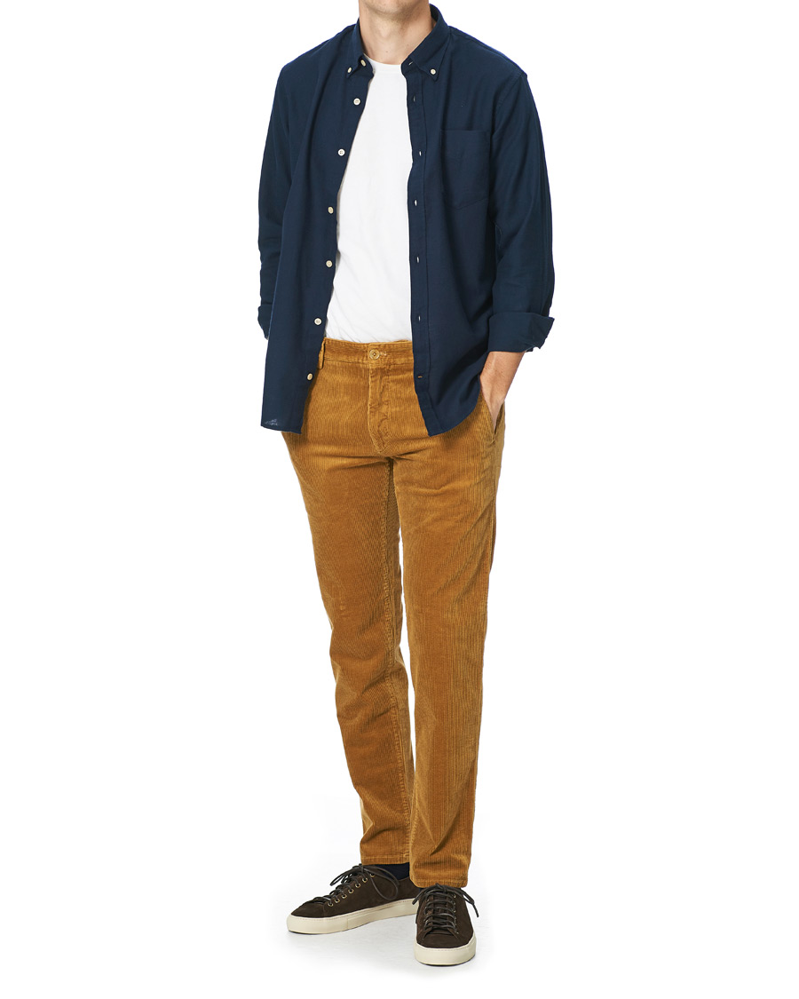 Men | Trousers | NN07 | Karl Regular Fit Corduroy Trousers Camel