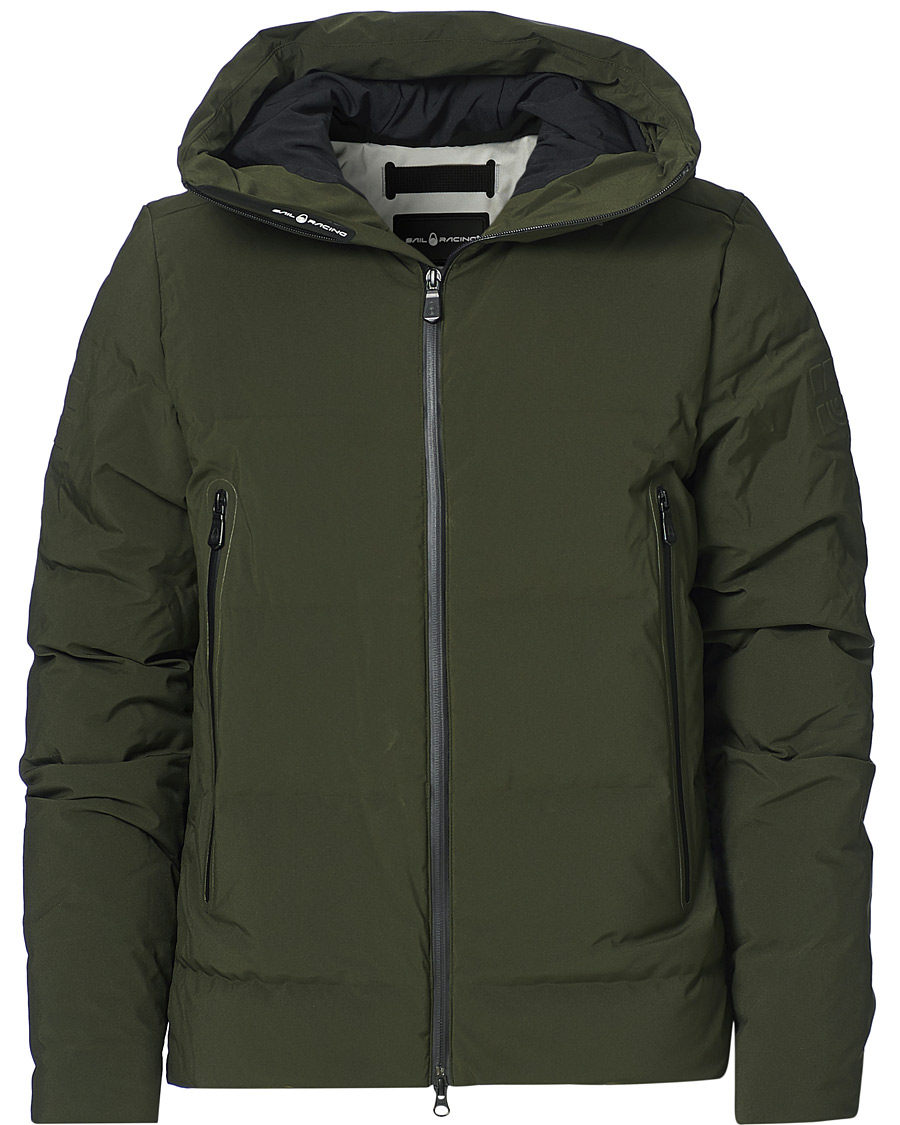 Men | Coats & Jackets | Sail Racing | Race Welded Down Hood Dark Forest
