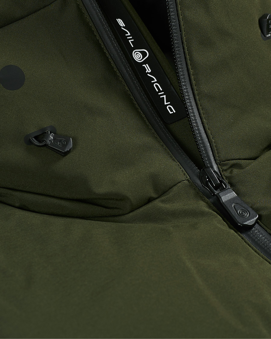 Men | Coats & Jackets | Sail Racing | Race Welded Down Hood Dark Forest