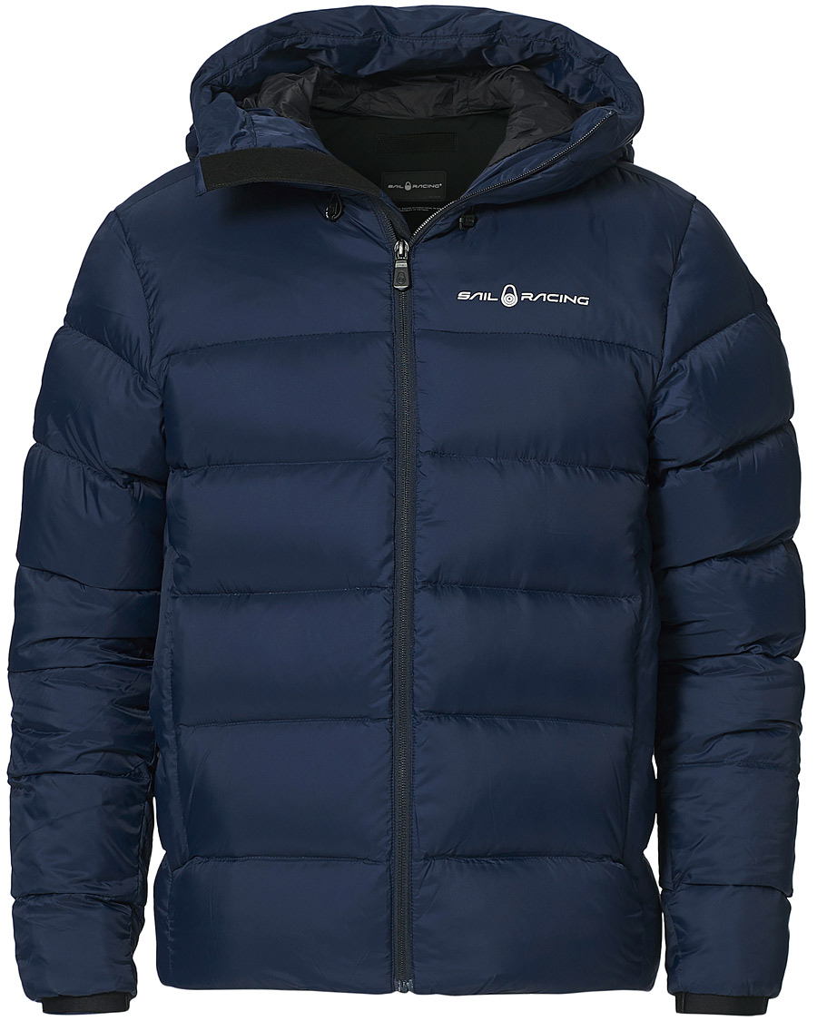 Men | Coats & Jackets | Sail Racing | Cloud Down Hooded Jacket Dark Navy
