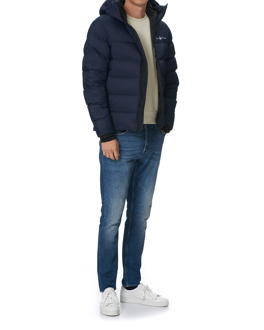 Men | Coats & Jackets | Sail Racing | Cloud Down Hooded Jacket Dark Navy