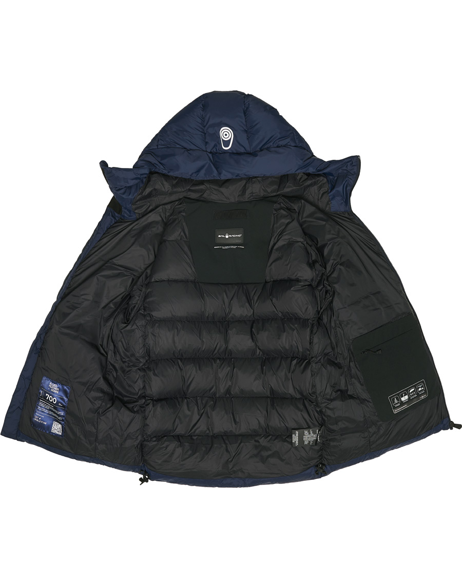 Men | Coats & Jackets | Sail Racing | Cloud Down Hooded Jacket Dark Navy