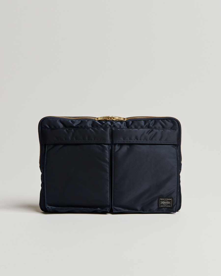 Men | Porter-Yoshida & Co. Tanker Document Case Iron Blue | Porter-Yoshida & Co. | Tanker Document Case Iron Blue