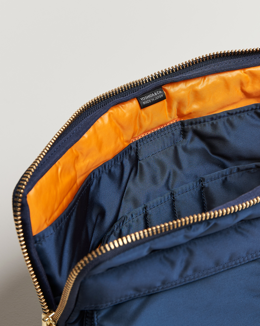 Men | Porter-Yoshida & Co. Tanker Document Case Iron Blue | Porter-Yoshida & Co. | Tanker Document Case Iron Blue