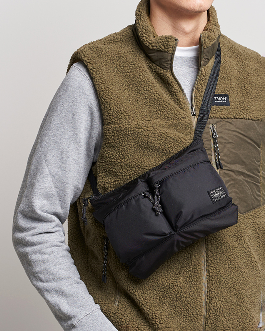 Men | Bags | Porter-Yoshida & Co. | Force Small Shoulder Bag Black