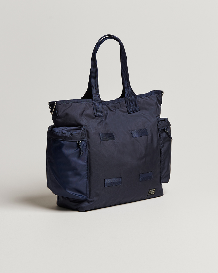 Men | Bags | Porter-Yoshida & Co. | Force 2Way Tote Bag Navy Blue