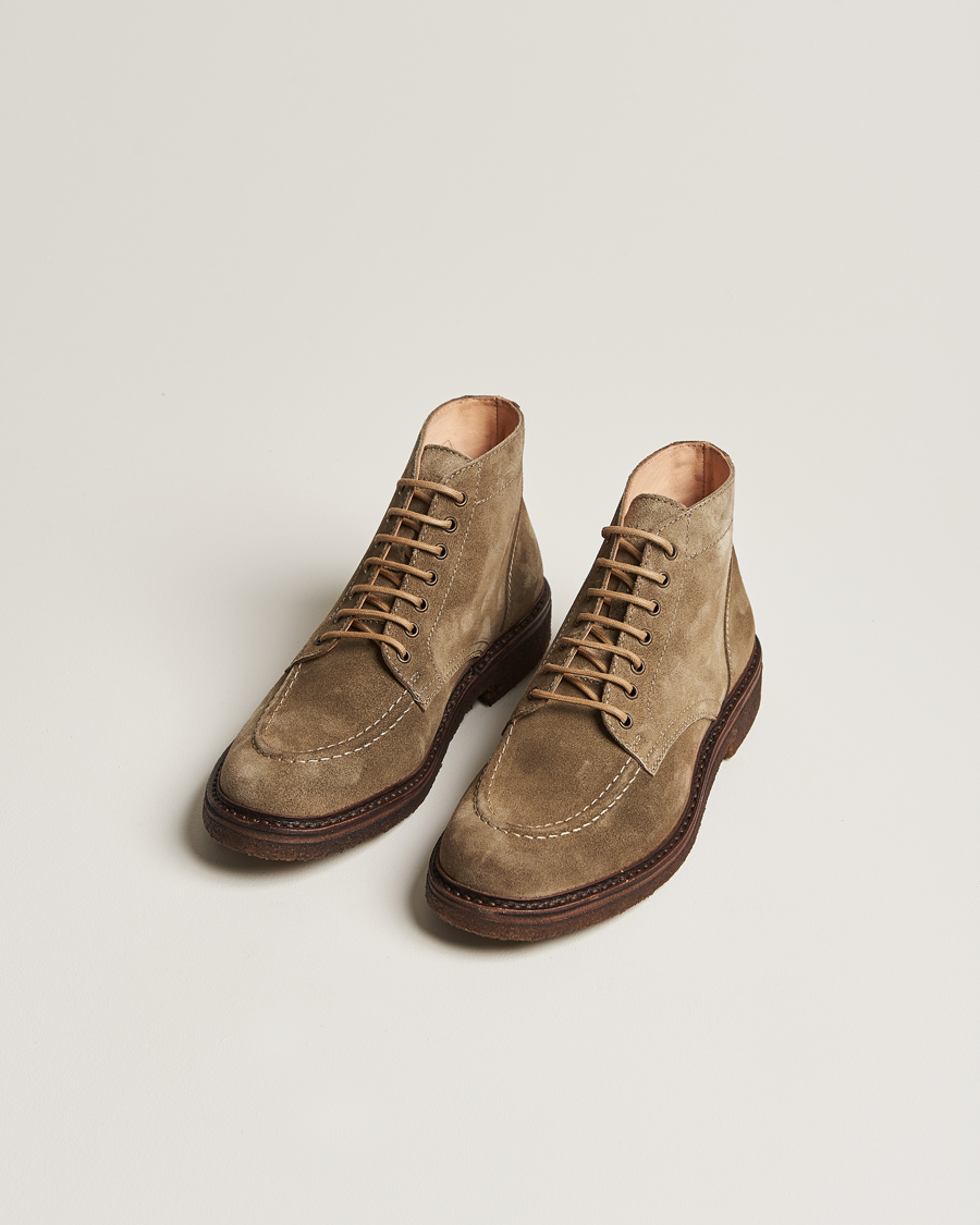 Men | Astorflex Nuvoflex Lace Up Boot Stone Suede | Astorflex | Nuvoflex Lace Up Boot Stone Suede