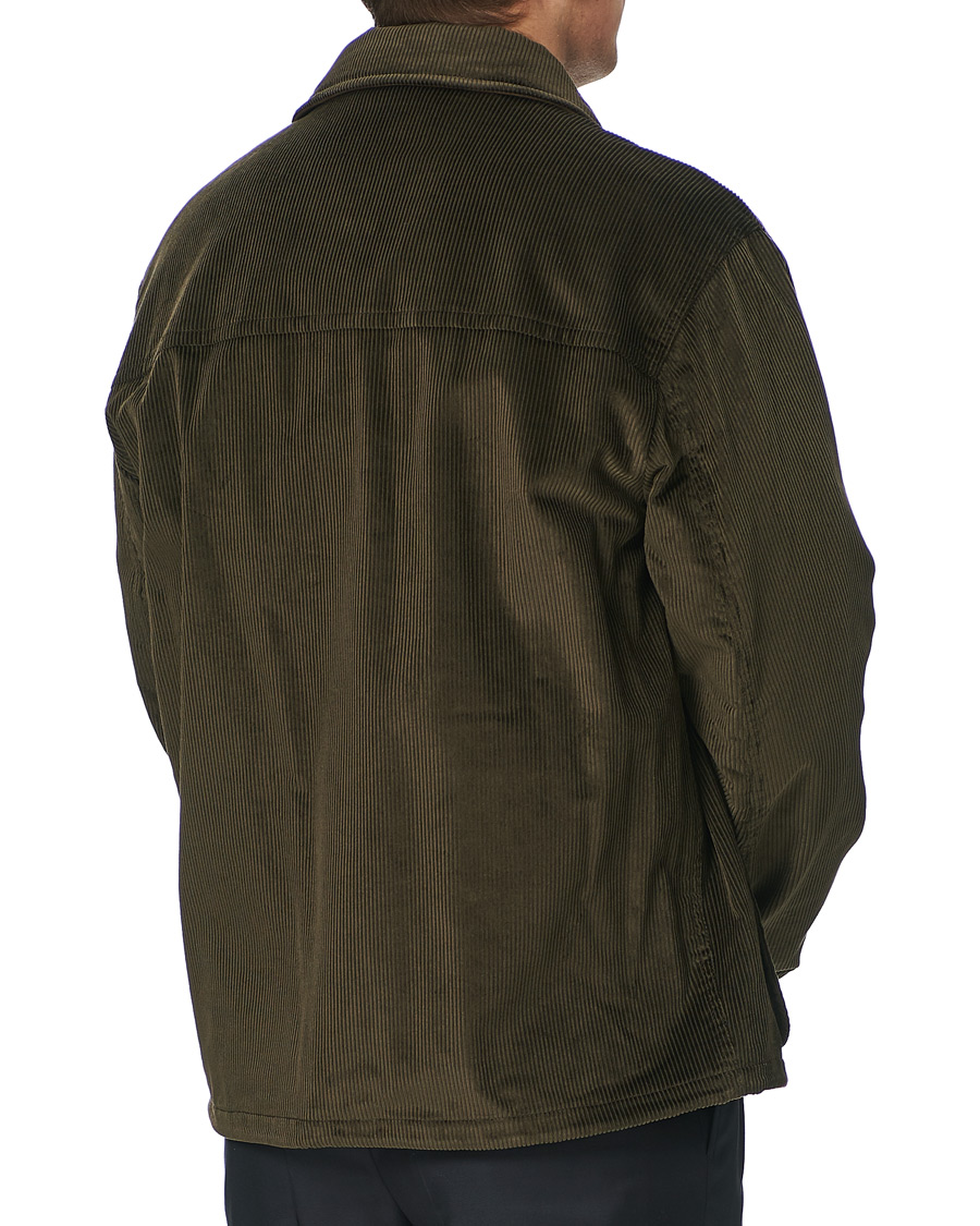 Men | Coats & Jackets | Ralph Lauren Purple Label | Seymour Wale Corduroy Jacket Dark Green