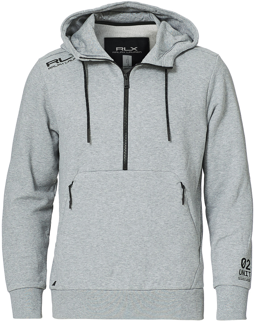 Men | Sweaters & Knitwear | RLX Ralph Lauren | Magic Fleece Hoodie Classic Grey Heather