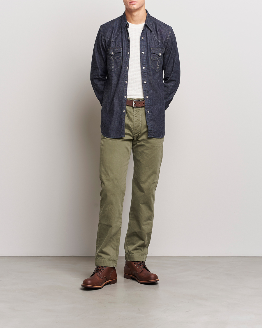 Men | Shirts | RRL | Buffalo Western Shirt Rinse