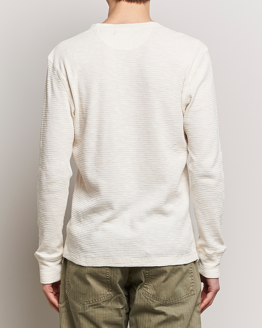 Men | T-Shirts | RRL | Long Sleeve Henley Paper White