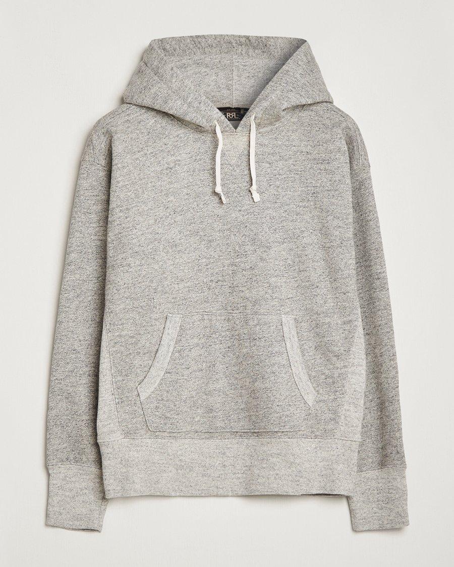 Men | Sweaters & Knitwear | RRL | Hooded Pullover Athletic Grey Heather