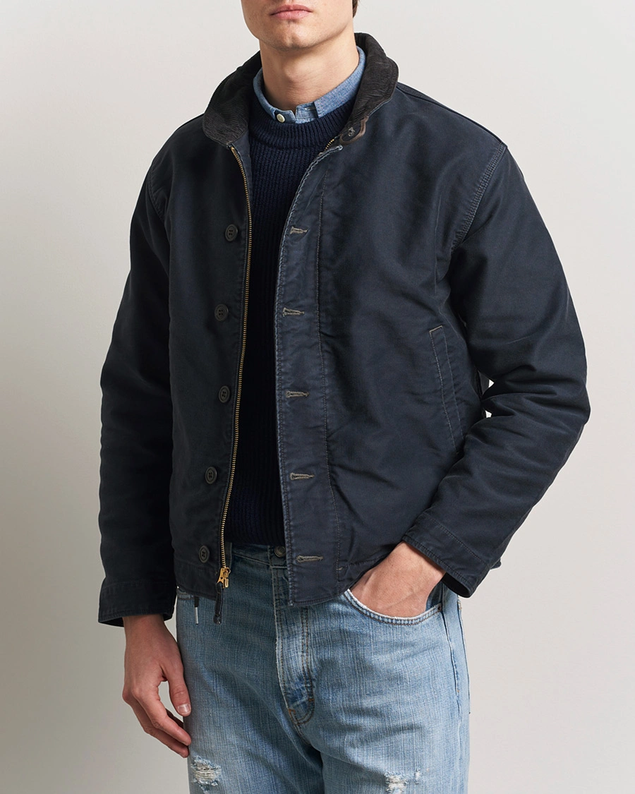 Men | Coats & Jackets | RRL | Bower Deck Jacket Dark Navy