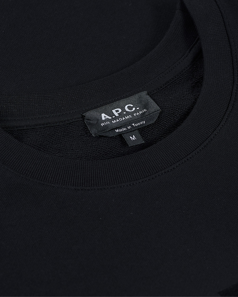 Men | Sweaters & Knitwear | A.P.C. | VPC Sweatshirt Black