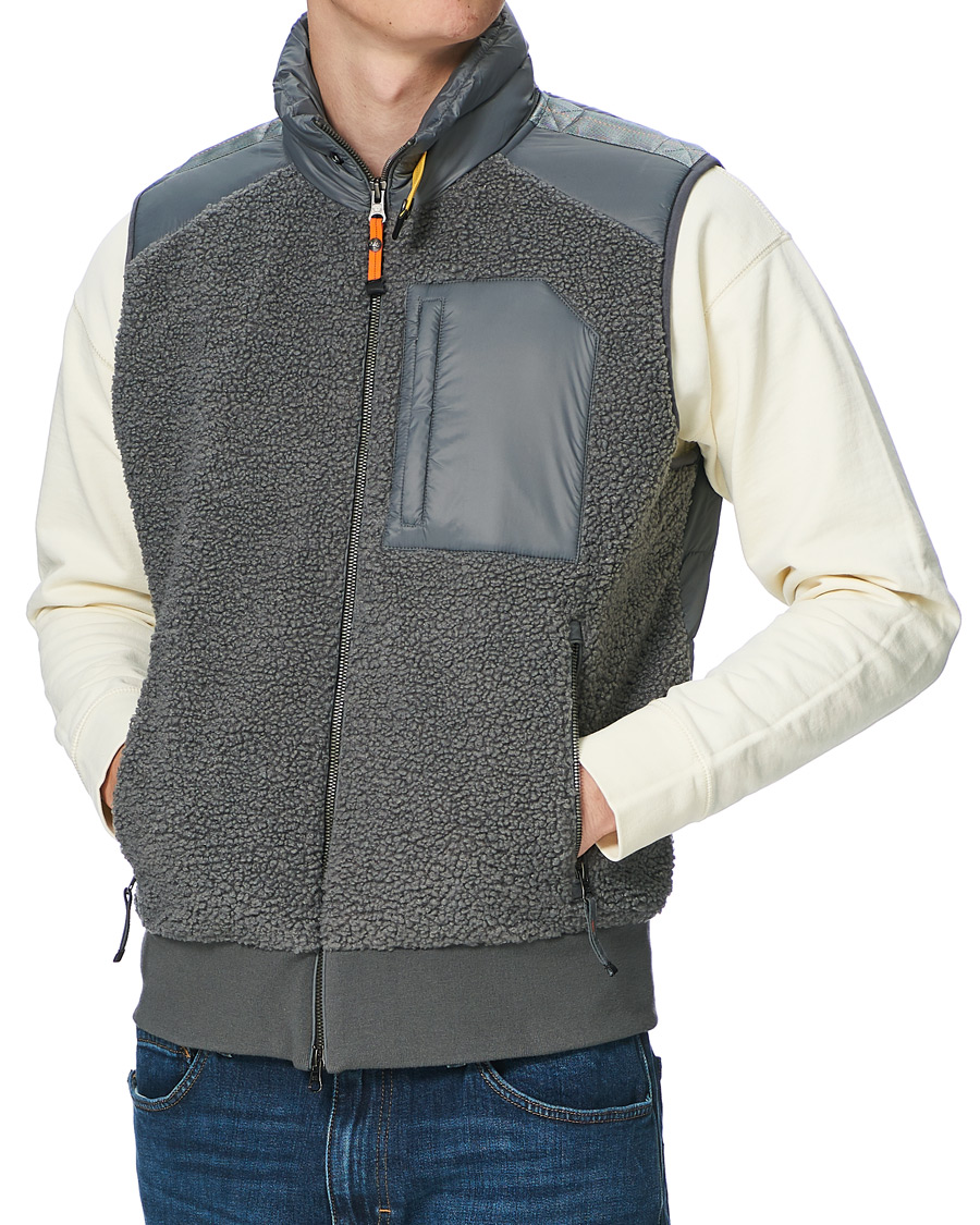 Men | Coats & Jackets | Parajumpers | Selkup Power Fleece Vest Magnet
