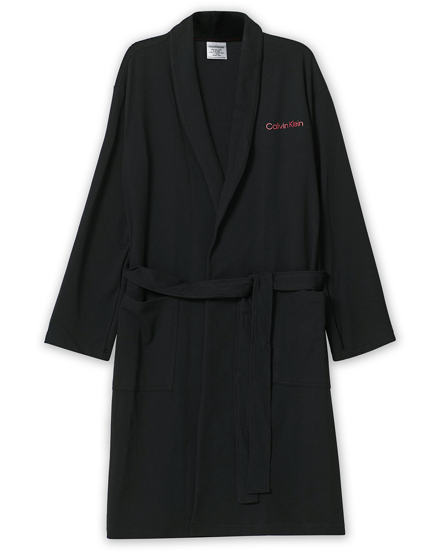 Men | Pyjamas & Robes | Calvin Klein | Loungwear Robe Black