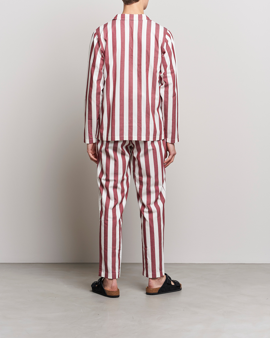 Men | Pyjamas & Robes | Nufferton | Uno Striped Pyjama Set Red/White