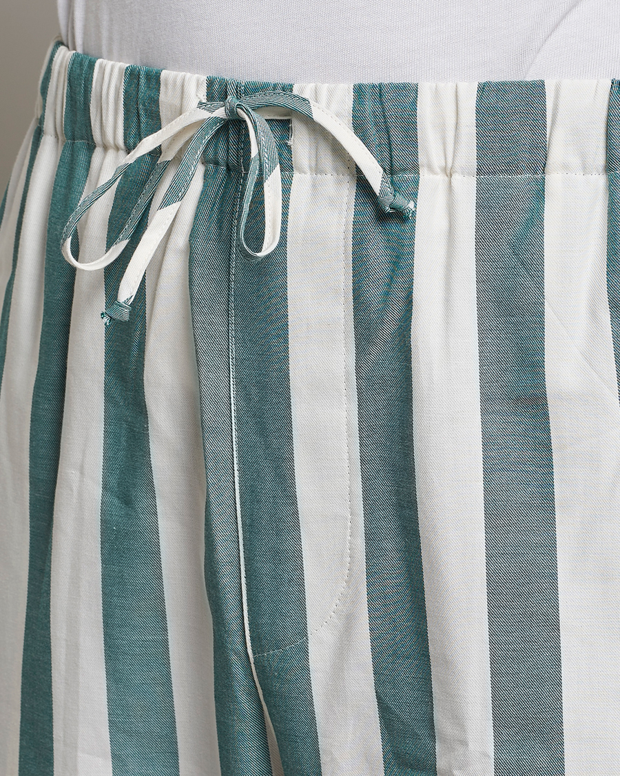 Men | Pyjamas & Robes | Nufferton | Uno Striped Pyjama Set Green/White