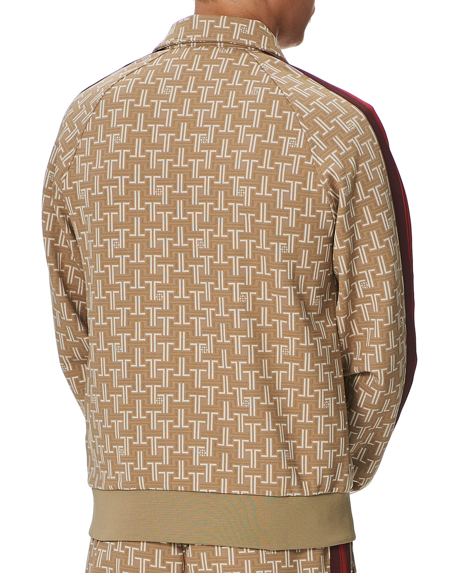 Men | Sweaters & Knitwear | Lanvin | Monogram Track Sweater Tan